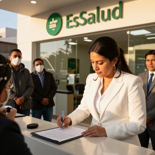 Keiko Fujimori confirma a Zulema Tomás como nueva presidenta de EsSalud