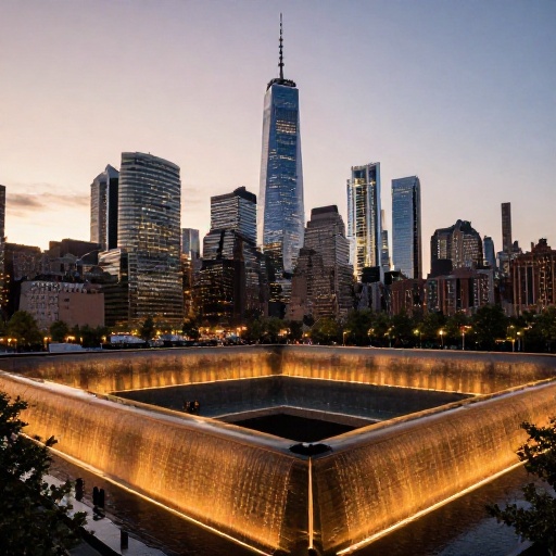 Nueva York conmemora los 25 años del 11S con espectáculo aéreo de 2977 drones