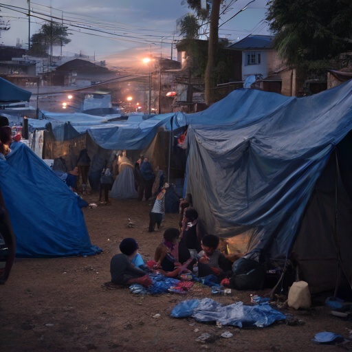La Guaira: Dos meses después del sismo, familias venezolanas viven bajo carpas y sin servicios básicos